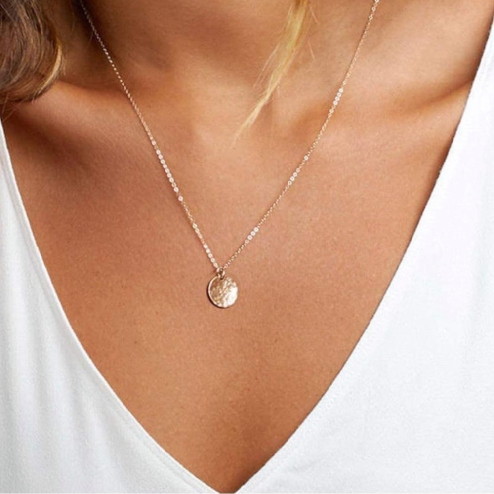 Women’s Necklace 14K Gold Plated Pendant three piece necklace for women - Picture 7 of 7